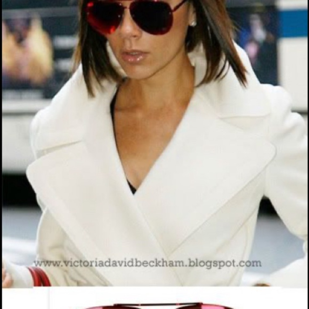 DVB 8 Sunglasses Victoria Beckham/Britney Spears. Gold Frame, Rose lenses. HTF